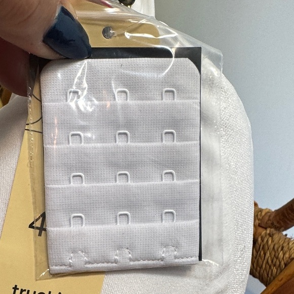 Truekind White Bra Women 4XL with Extender - Picture 6 of 8